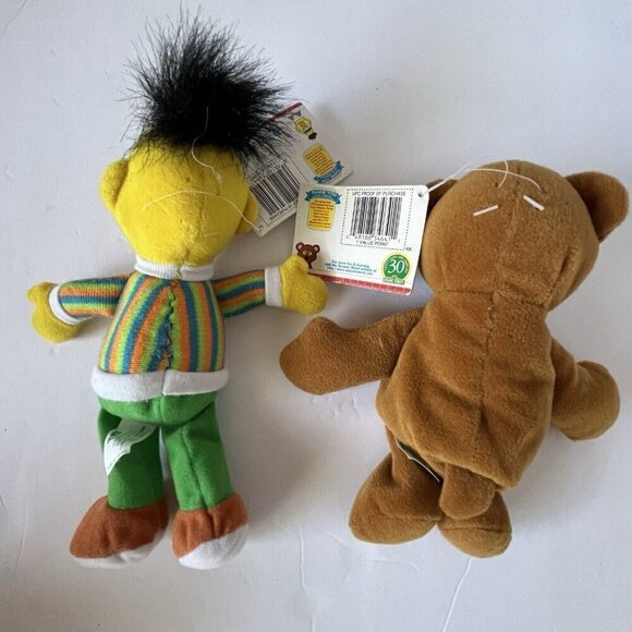 Vtg 90s Sesame Street Muppets Plush Characters Bert Ernie 1997 Stuffed Animal - Picture 14 of 16